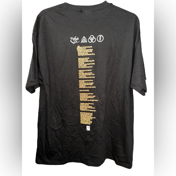 🌅 NWOT! Led Zeppelin Stairway to Heaven Tshirt - Picture 2 of 5